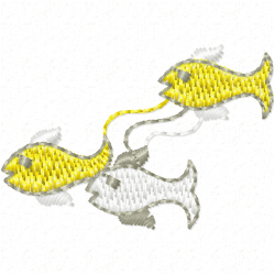 Fishes Embroidery Design 6 Fishes Embroidery Design 6